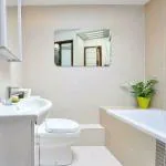 ELDERBROS RECTANGLE SHAPE STICKER MAGIC MIRROR Bathroom Mirror Unbreakable Square Shape Plastic Sheet Mirror[Pack Of 1]