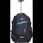 iStorm Large 45 L Laptop Backpack Backpack Overnighter Trolley Black & Skublue (Black)