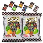 Swad Mixed Assorted Flavored Candy | Imli,Pan, Coffee, Aam, Cola, Orange |Toffee Pouch| 2 Packs x 50 Toffee