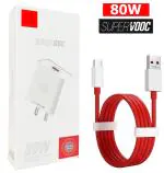 SNPD Sold: 80W Charger Super Vooc Supportable for OnePlus 80W SuperVooc Charging Mobiles Only