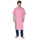 Avneel Poly Cotton Patient Dress patient gown/examination/both side wearable hospital use Gown, patient gown (pink) free size unisex