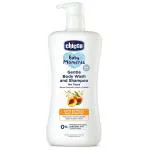 Chicco Baby Moments Gentle Body Wash And Shampoo, Paraben & Phenoxyethanol Free, 0M+ (500 Ml)