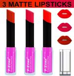 OUR BEAUTY Multicolor Soft And Smooth Touch Velvet Matte Lip Color Combo 102, 10.5 G (Pack Of 3)