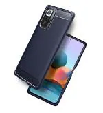 Golden Sands Carbon Fibre Case for Redmi Note 10 Pro Back Cover Case, Shockproof Rugged Durable Drop Protection Tested for Redmi Note 10 Pro Max, Blue