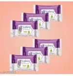 ICEBERGPREMIUMWIPES Cleansing Face Wipes 25 Pcs/Pack (Pack Of 6 ) 150 Wipes Lavender Fragrances (150 Tissues)
