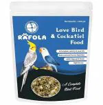 RAFOLA Bird Food for Cockatiel & Love Birds Mix Seeds | Canary Seed | Sunflower Seed- Complete Diet Natural & Fresh | 1kg- Pack of 4