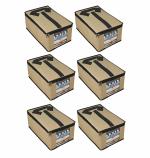 ZOVIRA Shirts Organizer and Clothing Box for Shirt's and T-shirt's Pack of 6-(Beige)