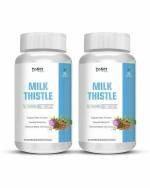 Vokin Biotech Milk Thistle Supplement for Liver Support & Liver Detox 90 Tablets Pack of 2