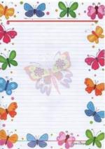 ECLET A4 One Side Ruled Designer Sheets (Pack of 100)