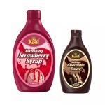 Mr.Kool Strawberry Syrup 623gm and Chocolate Syrup 450gm. Pack Of 2 Combo for Cake Decorative.