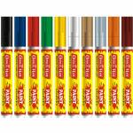 SONI OFFICE MATE Paint Marker (Set of 10, Blue, Black, Golden, Red, Silver, Green, Yellow, White)