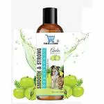 Dog Shampoo & Puppy Shampoo - Naturally Organic Dog Shampoo for Smelly Dogs Grooming Products for Dogs, Deshedding Shampoo for Dogs Pet Shampoo 200 ml (Smooth & Strong (Amla))