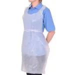 Adaamya - 10 Pcs - Disposable Transparent Plastic Waterproof Apron for Kitchen, Hospital