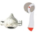 Urban Buy Multicolor Aluminium Modak And Pizza Cutter Kitchen Tool Set 2 Pc