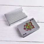 Giftingazebo Silver Deck Pocker Playing Cards