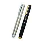 Auteur 456487 Alloy Steel, Metal Black Ink Fountain Ink Pen (Pack Of 2)