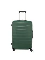 American Tourister Trolley Bag for Travel | Barcelona 79 Cms Polycarbonate Hardsided Large Check-in Luggage Bag | Suitcase for Travel | Trolley Bag for Travelling, Forest Green