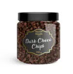 Denali Foods Dark Choco Chips| Baking| Toppings| Cakes, Cookies, Ice Cream, Desserts toppings 150gms