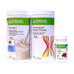 Herbalife Nutrition Weight Loss Combo -1 Combo  (Formula 1 Nutritional Shake Mix - Kulfi Flavor (500g), Personalized Protein Powder (400g), Afresh Energy Drink Mix - Tulsi Flavor (50g))