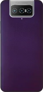 SRG INFOTECH Asus Zenfone 7 Mobile Skin (Purple Carbon Fibre)