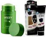 KA CAYLA Beauzy 5 Minute Fix Face Mask Combo of 2! Green Mask and Charcoal ( Mask Combo) (2 Items in the set)