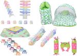 Kwitchy Baby Products All New Born Combo Daily Needs Items (Multicolor, 0-6 Months)