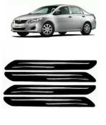 Gee Cee Black Pvc Car Bumper Protector Guard For Toyota Corolla (Set Of 4)