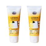 AMORINA HERBAL Lemon Deep Cleanser Face Wash for Men and Women (100ML)(2 Pcs)