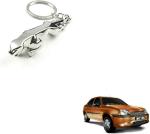 Blue Aura Semaphore Silver Metal Luxury Jaguar Detachable Car Key Chain Car And Home Key Chain For Ford Lincoln Key Chain