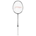 Li-Ning Black, Grey Carbon Fibre Windstorm 700 Special Edition Badminton Unstrung Fiber Racket With Full Cover - One Size (Pack Of 1)