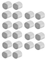 Ennius Foam Flow male Thread Pack of 20 : Revolutionize Your Faucet's Flow with High-Pressure Water Saving Nozzle and Premium Plastic Fusion for Kitchen and Bathroom Taps