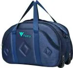 FEDRA Blue Polyester Strolley Duffle Bag - 60 L