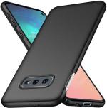 XOVO Back Cover for Samsung Galaxy S10E (Black, Dual Protection, Silicon, Pack of 1)