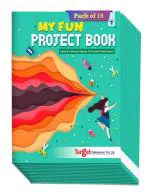 Project Books for Kids | 32 Pages A4 Size Ruled book | Set of 15 Books