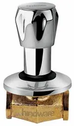 Hindware F200008CP Stop Cock with Adjustable Wall Flange(20mm) with Chrome Finish (Pack of 2)