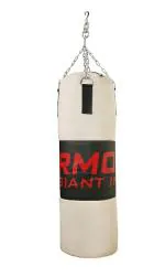 RMOUR Ultimate Canvas (3 Feet) Unfilled Heavy Punching Bag SRF Material Boxing MMA Sparring Punching Training with Rust Proof Stainless Steel Hanging Chain