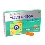 Jubilant Nutrihance Multiomega 100% Vegan Omega Softgel | Omega 3-5-6-7-9, Vitamin D3 | Support Heart, Nerve & Renal Health | Strengthens Immunity & Antioxidant Effect (10 Veg Softgels)