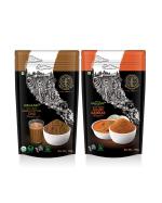 The Flavour Trail by Swani, Organic Bombay Cutting Chai Masala and Organic Udupi Sambar Masala, 200gms (Pack of 2)