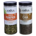 Ariga Foods Pumpkin Seeds & Chia Seeds|1kg Premium Quality Mixed Seeds (1000 g, Pack of 2)