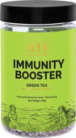 HEALTHY & HYGIENE Natural Flavour Immunity Booster (Green Tea, Amla, Tulsi, Cinnamon, Ginger, Mint, Fennel, Black Pepper, Turmeric, Ashwagandha), 60 Gram Green Tea Plastic Bottle (60 g)