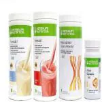 HERBALIFE NUTRITION FORMULA 1 KULFI & STRAWBEERY FLAVOUR & [PROTEIN POWDER 400GM & AFRESH LEMON FLAVOUR