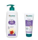 Himalaya Gentle Baby Shampoo (400ml) & Extra Soft & Gentle Baby Cream (200ml) Combo of 2 Items