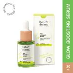 Nature Derma 10% Vitamin C Serum with Natural Biome-Boost To Reduce Wrinkles, Acne Marks & Dark Spots Use For Brighter Healthier & Strengthened Skin 30ml Dermatologically Tested
