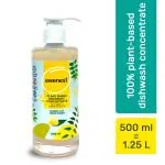 awenest 100% Plant Based Dishwash liquid Concentrate | 500ml makes 1.25 Litre solution | Pet and Baby Safe | 100% Natural