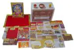 BHAKTI 2 SHAKTI MAKING WORSHIP SPECIAL - Ganpati pooja samagri Kit | Economy-Medium Series | Contains 1/2 mtr Red Cloth | With Lord Ganesh Photo