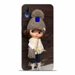 Covers Gap Vivo Y95, Y91 Cute Girl Polycarbonate Mobile Phone Hard Back Cover Case Stylish Designer 3D Printed For Girls And Boys 20 x 15 x 5 cm