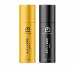 The Man Company Privilege Deodorants for Men - Legend & Bold | Premium Fragrance Body Spray | Long-Lasting Smell | Everyday Use Deo for Him | Gift Set for Husband, Boyfriend - (150ml* 2)