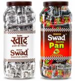 Swad Digestive candy ( Swad Digestive 200 Tab Jar & Mettha Pan 200 Tab Jar) 2Jar x 400 candy