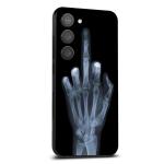 GADGETSWRAP Printed Vinyl Skin Sticker for Samsung Galaxy S23 Plus - X Ray Hand
