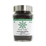 Pure Tree Certified Organic Big Mustard Seeds 225 gm| Rai Gluten Free